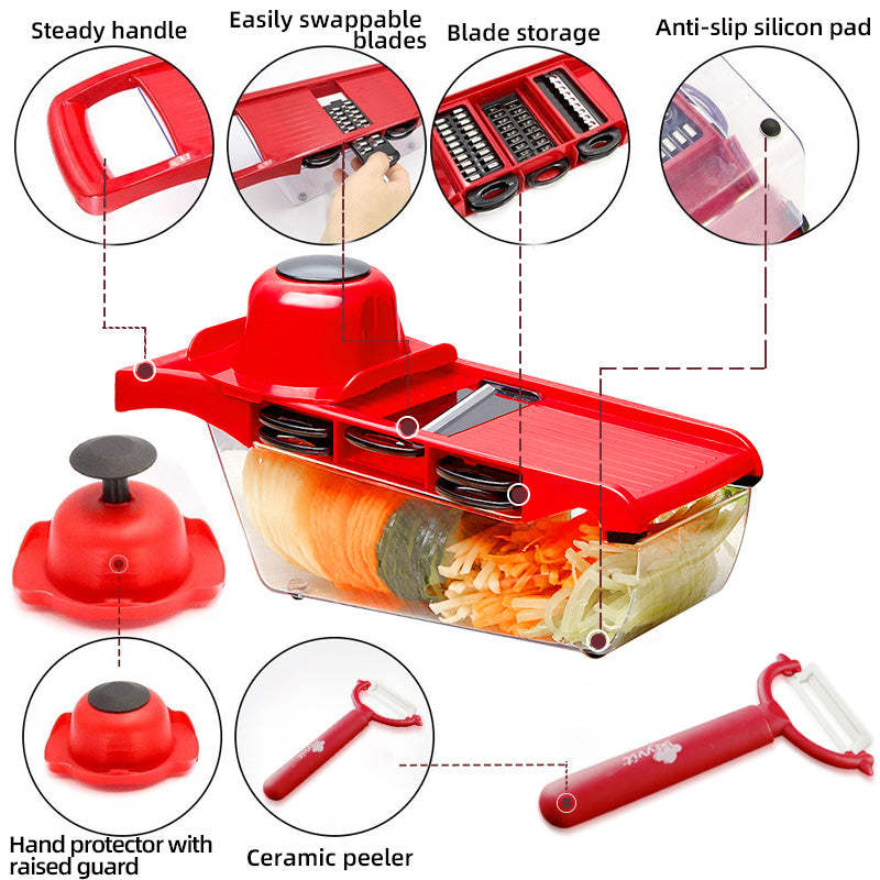 10 in 1 Vegetable And Fruit Cutter For cut the vegetables in easy way