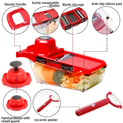 10 in 1 Vegetable And Fruit Cutter For cut the vegetables in easy way