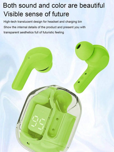 Air31 Earbuds Wireless Crystal Transparent Ear Buds
