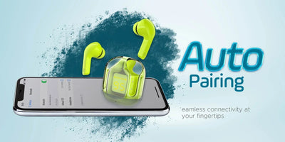 Air31 Earbuds Wireless Crystal Transparent Ear Buds