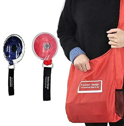 Compact Foldable Rolling Shopping Bag
