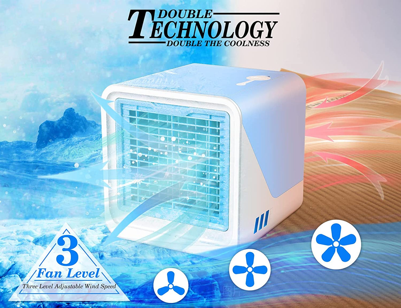 Compact Bladeless Portable Air Conditioner